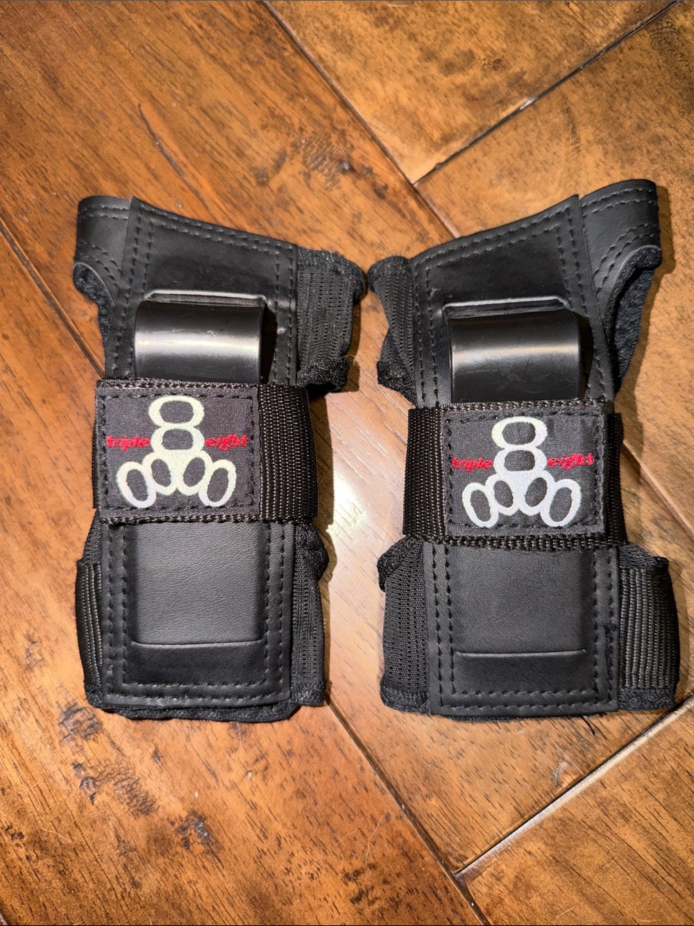 Black Wrist Guards for Kids - Protective Skate Gear